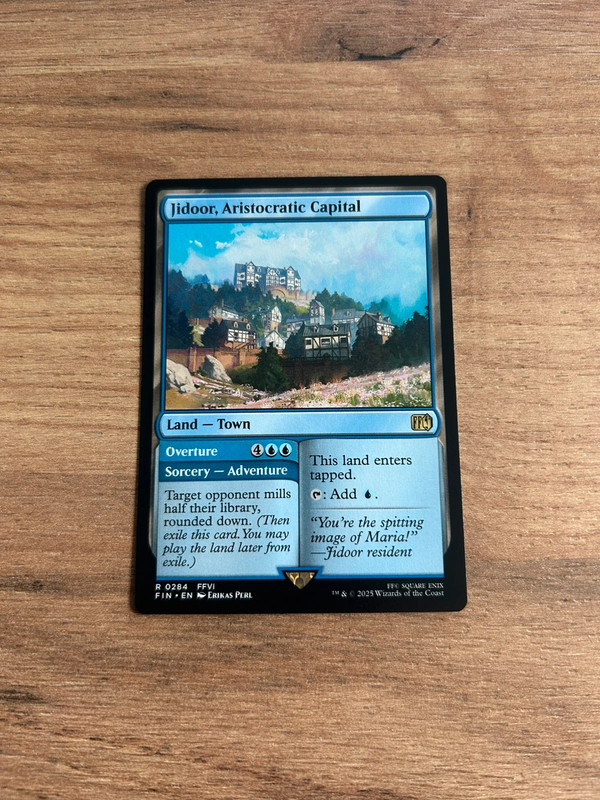 Jidoor Aristocartic Capitol R0284 #284 FIN final fantasy magic the gathering