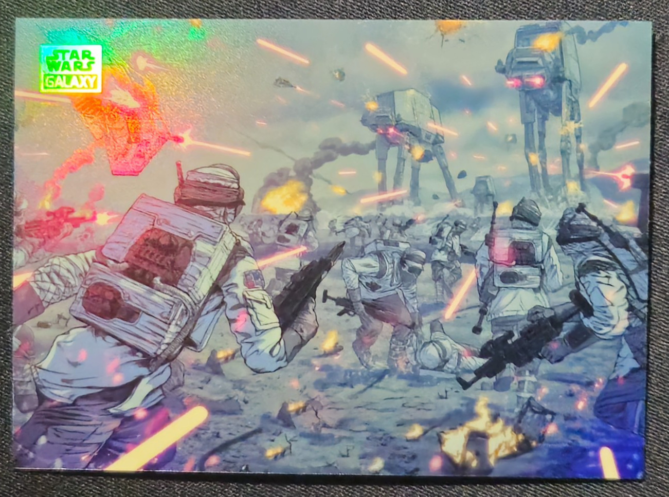 UNINVITED GUESTS 2025 Topps Star Wars Chrome Galaxy rifrattore #90 *QUANTITÀ