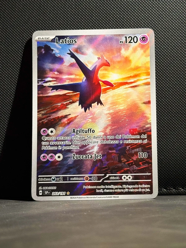 Latios 203/191 Illustration Rare – Scintille Folgoranti – Italiano