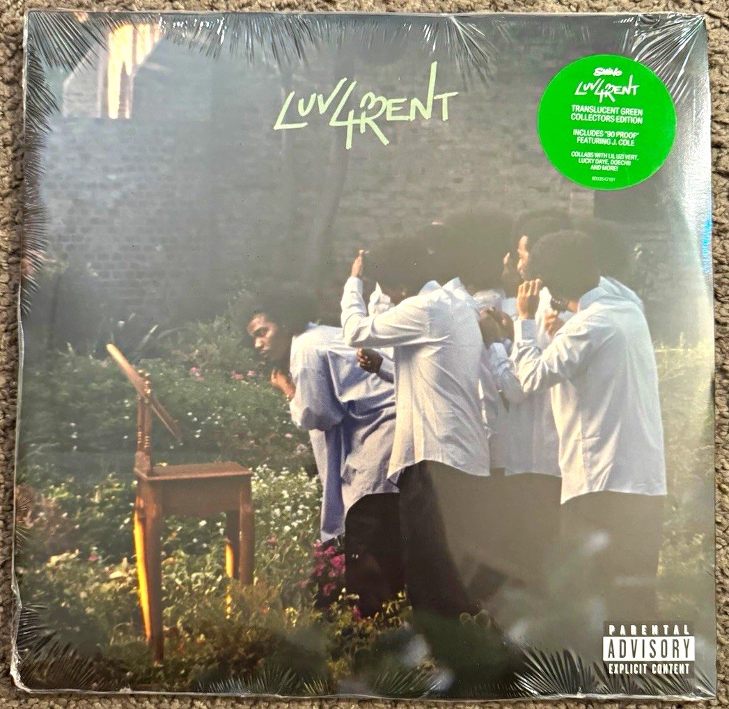 Smino - Luv 4 Rent Translucent Green Collector's Edition New Sealed 
