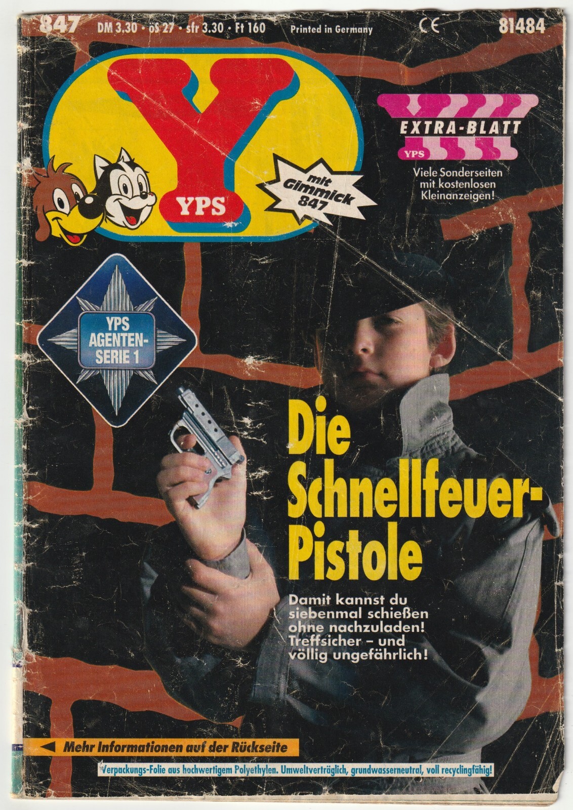 ✪ YPS #847 senza espediente, Gruner + anno 1992 COMICHEFT Z3
