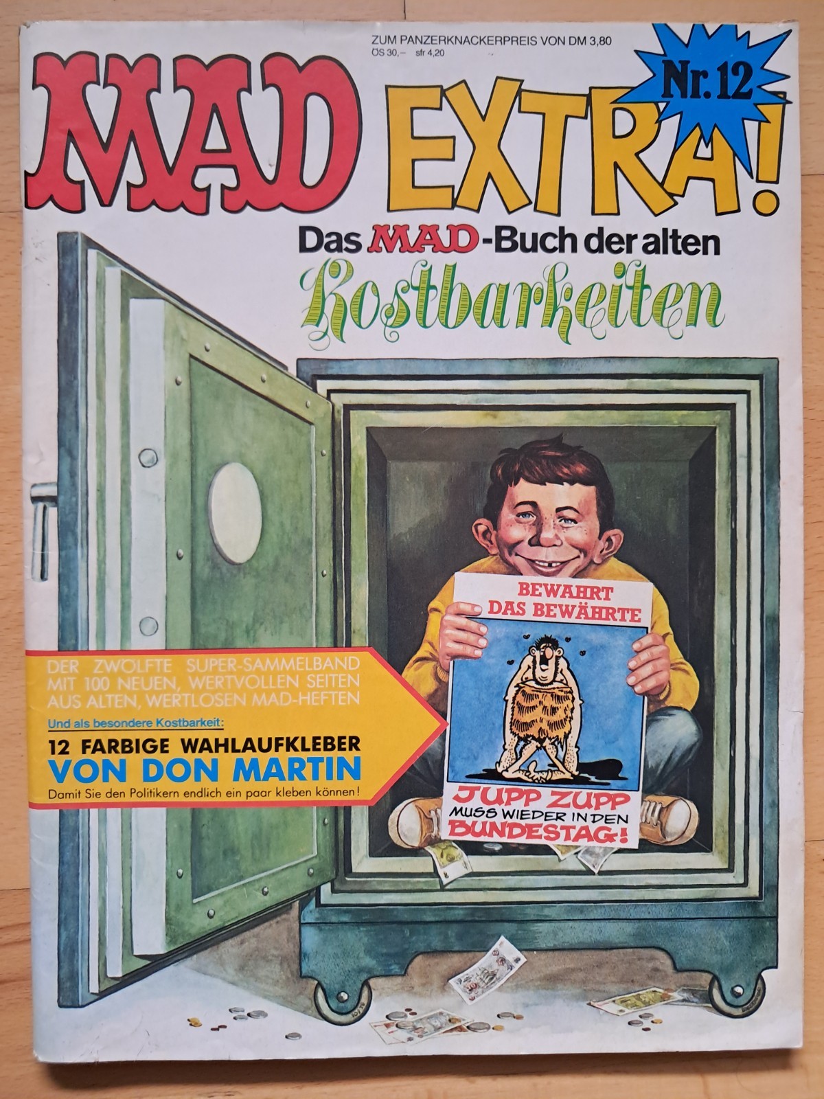 MAD Extra n.12 con adesivi - BSV COMICHEFT Satira Z1-2 PRIMA EDIZIONE ORIGINALE
