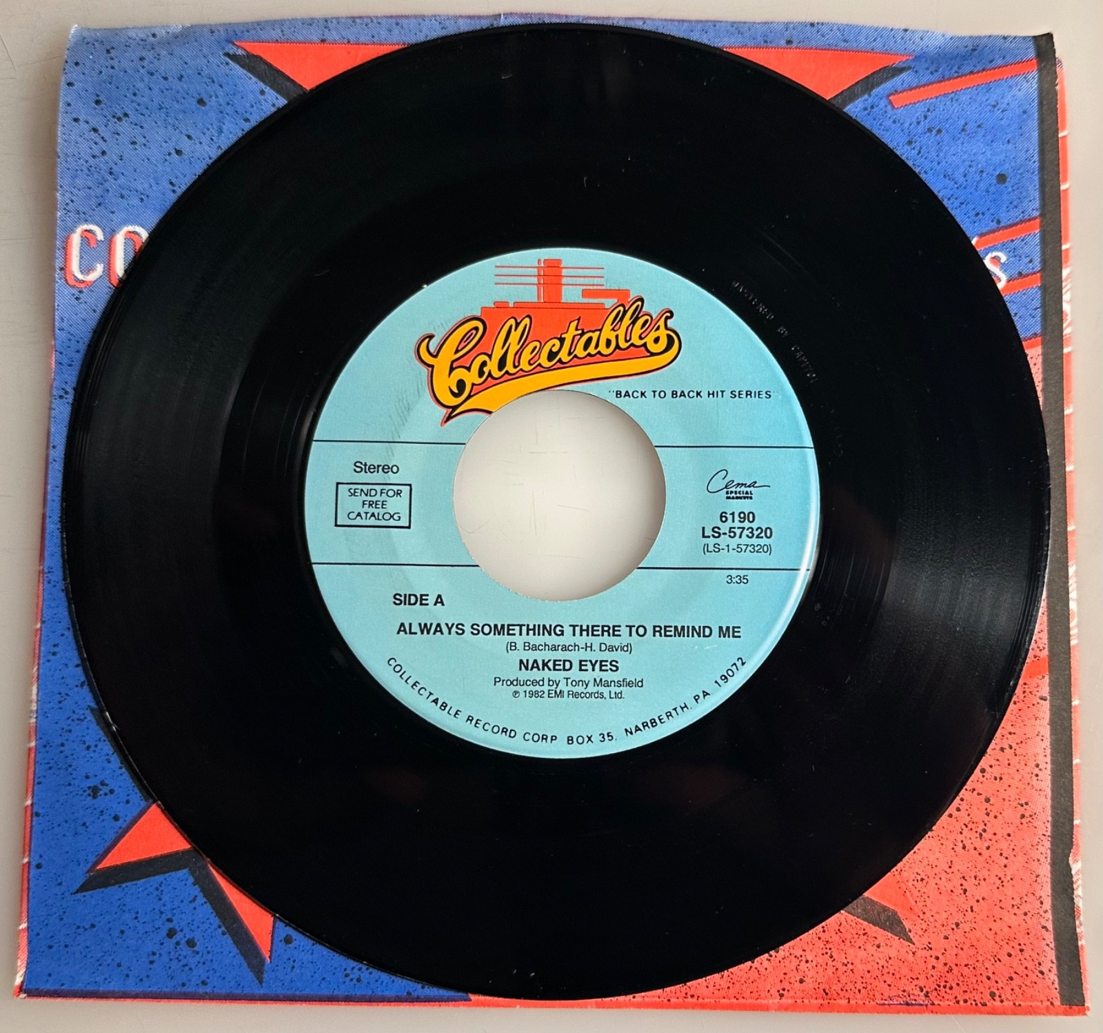 Naked Eyes / Always Something There To Remind Me / 45rpm / NM+