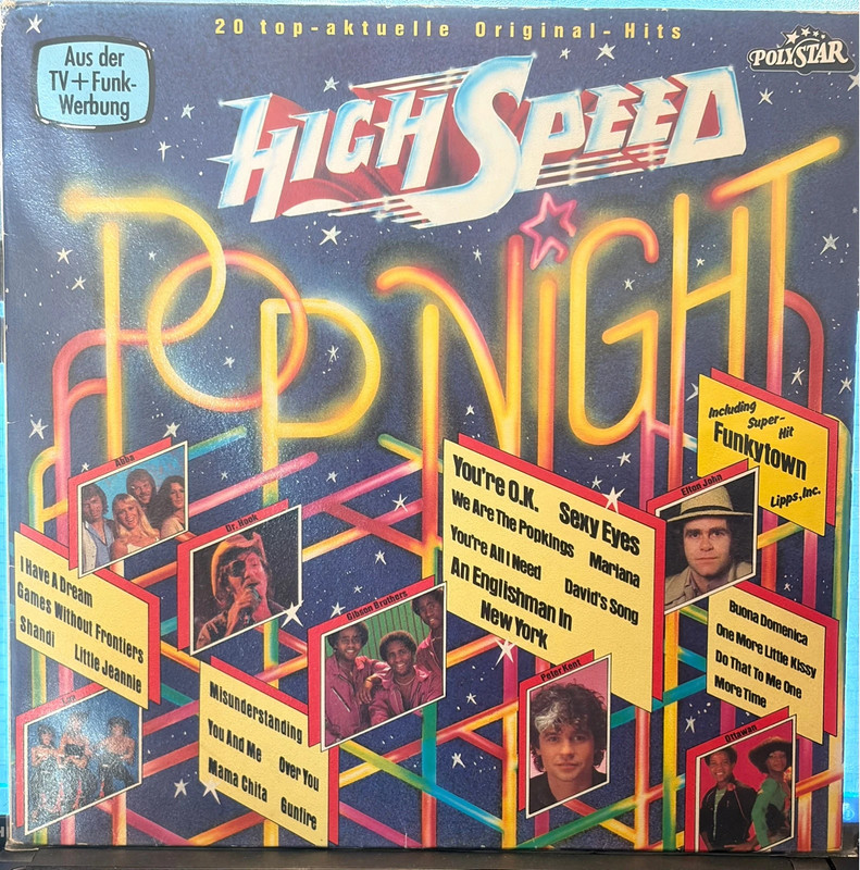 High speed pop night