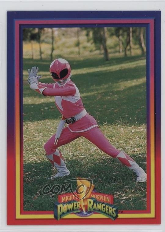 1994 Mighty Morphin Power Rangers Series 1 Hobby The Pink Ranger #36 0f6