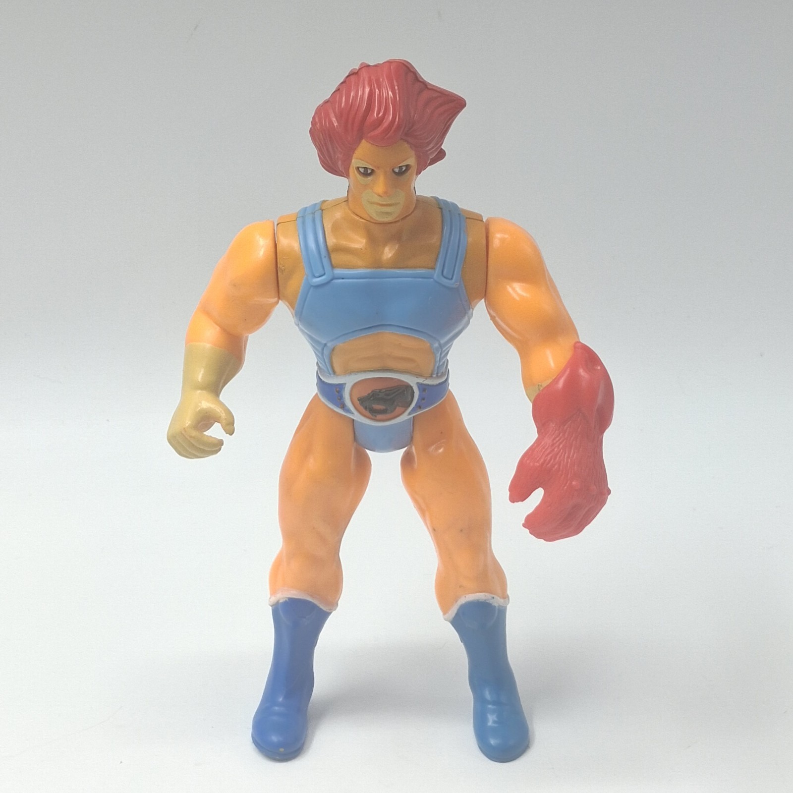 Modellino Vintage Thundercats Lion-O Orange Hair & Claw 1985 LJN Braccio Funzionante