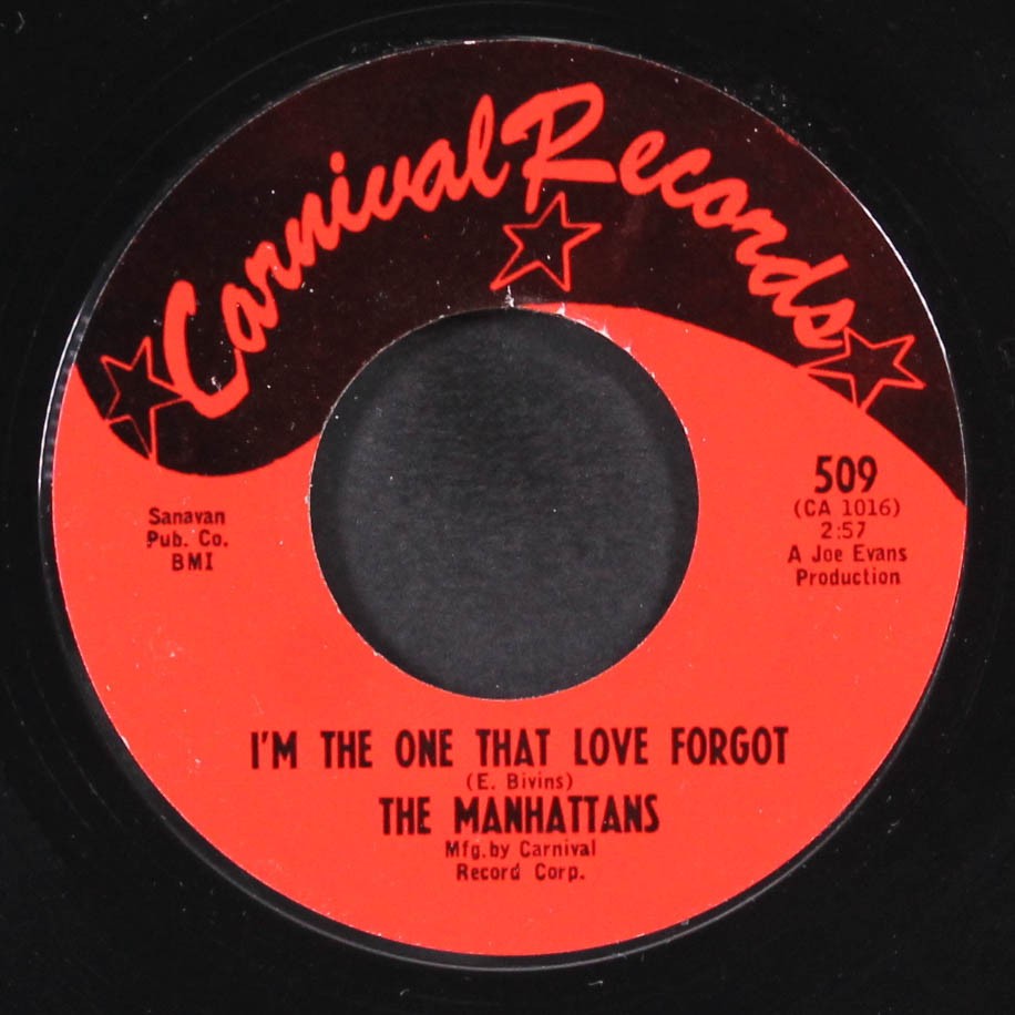 MANHATTANS: searchin' for my baby / i'm the one that love forgot CARNIVAL 7"
