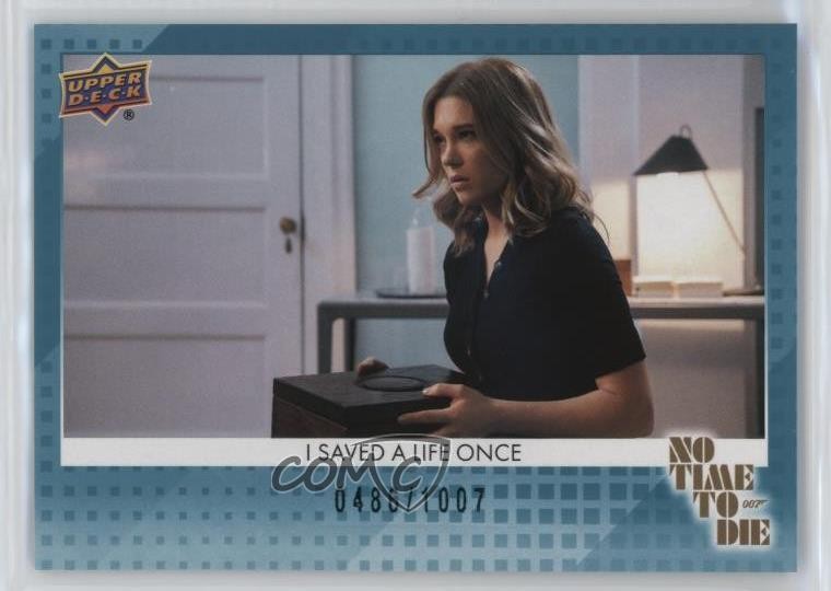 2025 James Bond No Time To Die Teal 007 Madeleine Swann I Saved A Life Once z6b