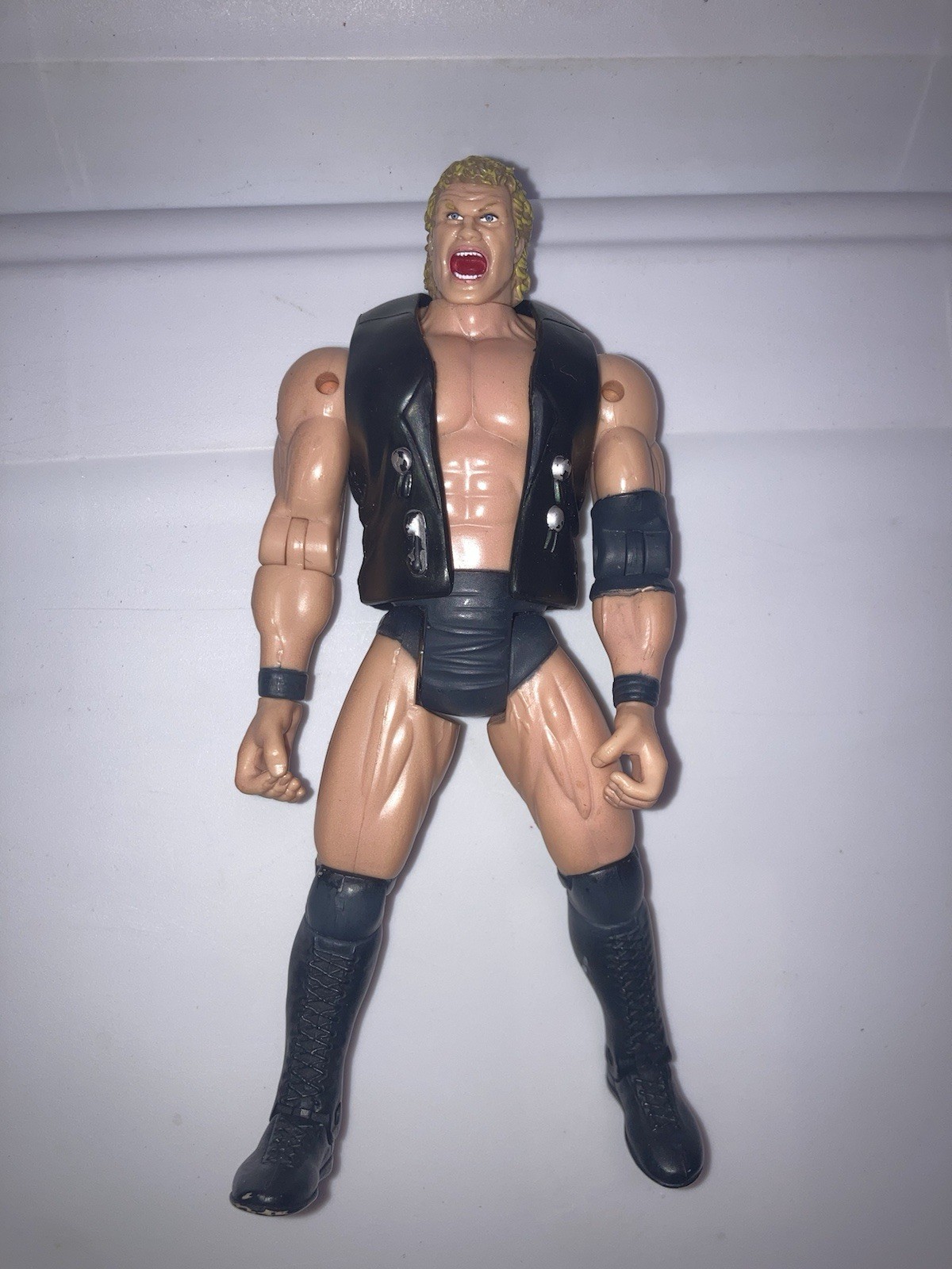 Sid Vicious 2000 Toybiz WCW Power Slam Modellino Wrestling WWE Wrestler