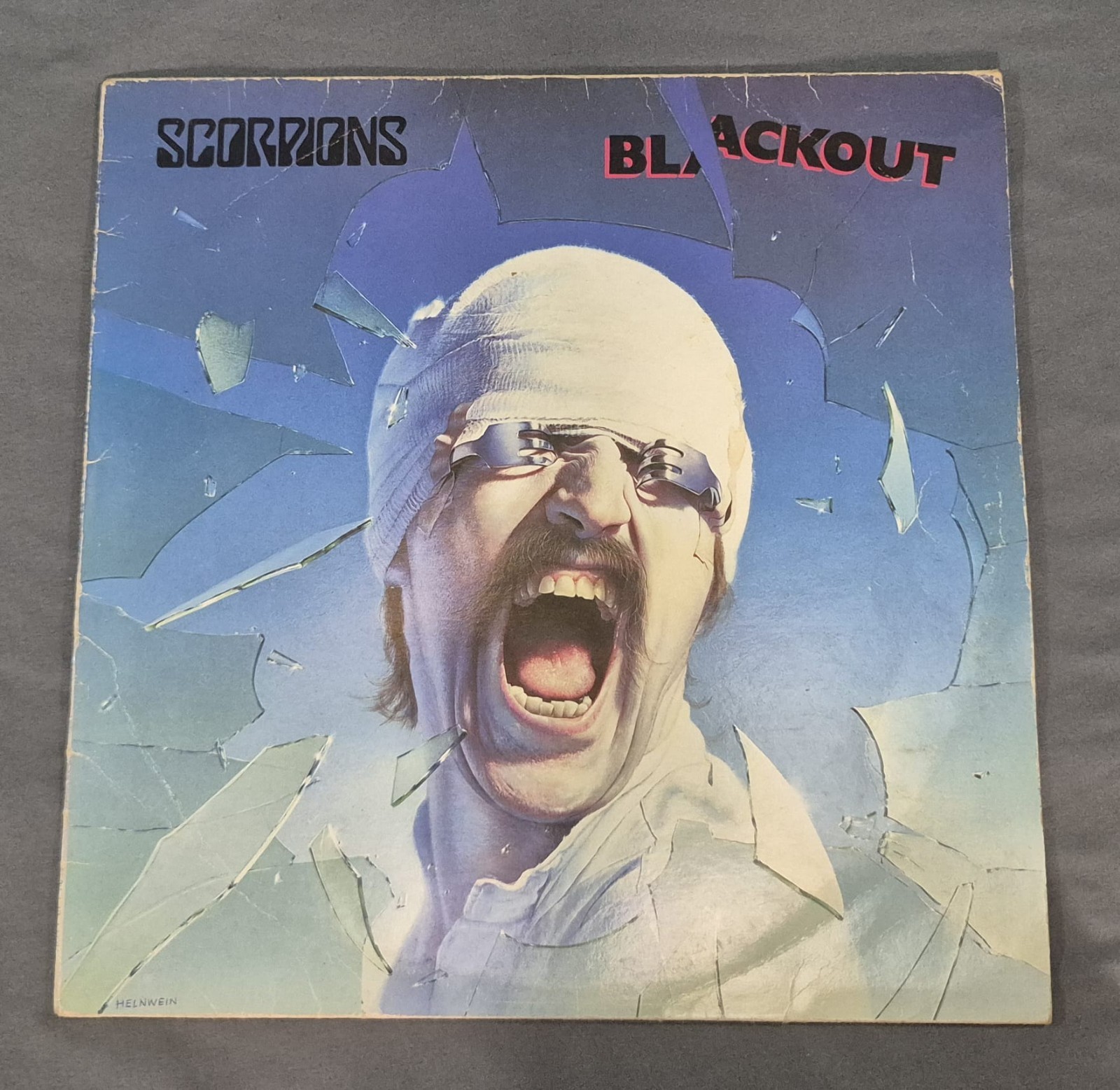 Scorpions Blackout LP 1982 France Harvest 2C 070-64686 pochette paroles
