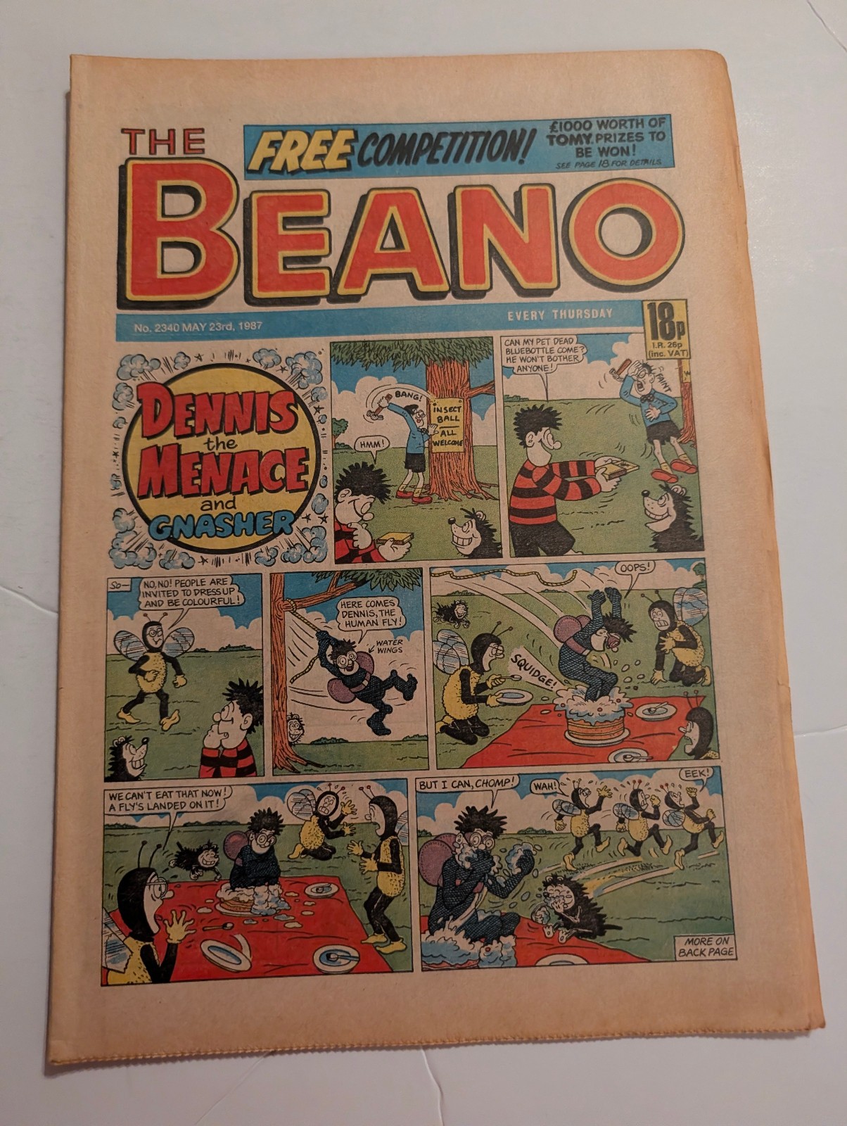 Beano Comic No 2340 May 23rd 1987.