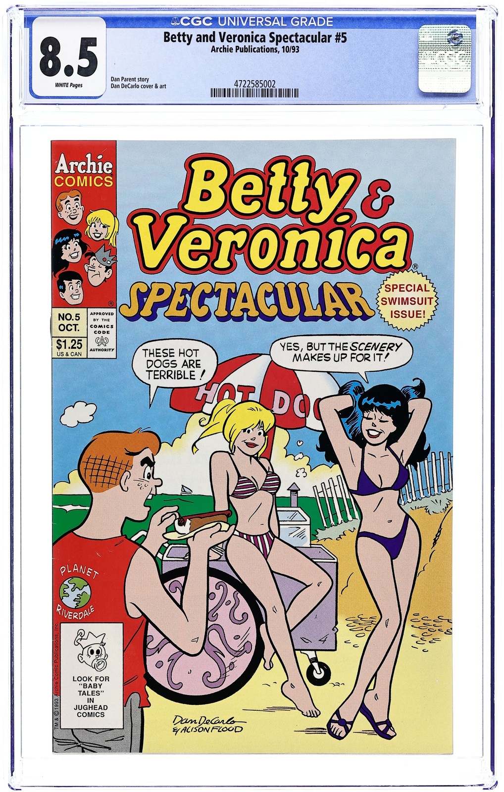 Betty and Veronica Spettacolare #5 CGC 8.5 1993 4722585002