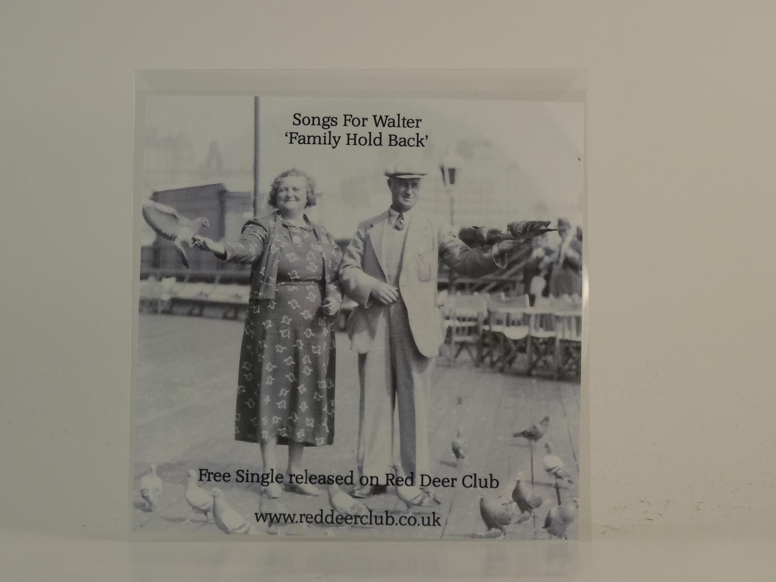 SONGS FOR WALTER FAMILY HOLD BACK (H1) 1 Track Promo CD Single plus Picture Slee