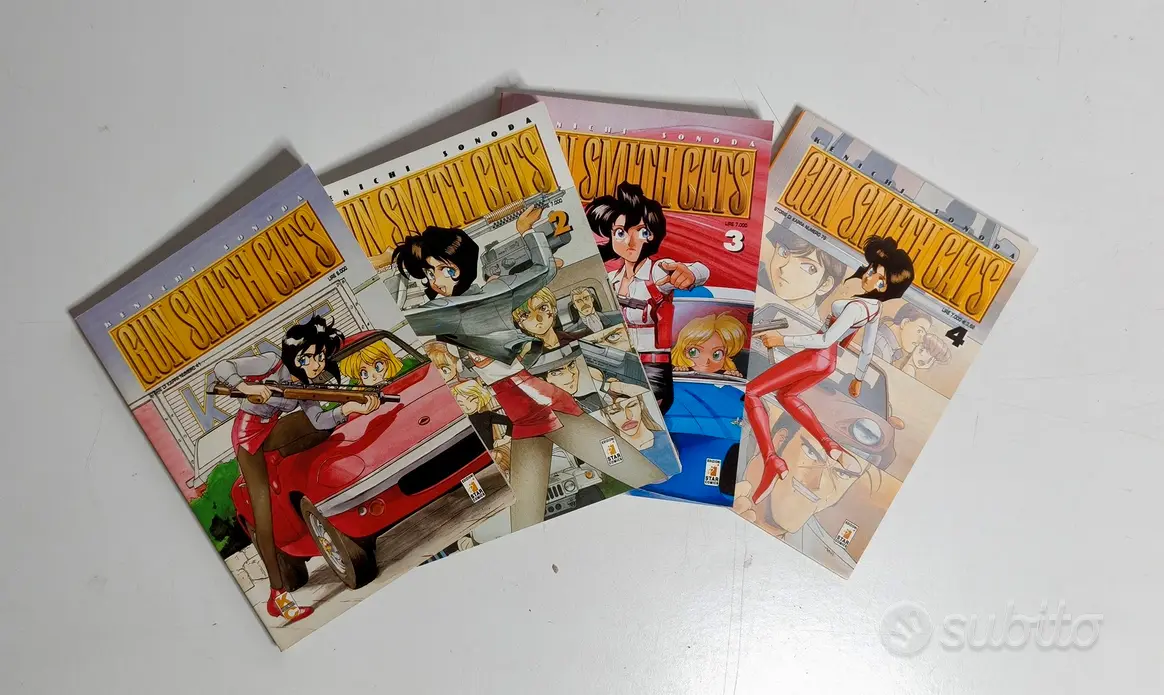 Manga Gun Smith Cats 1-4