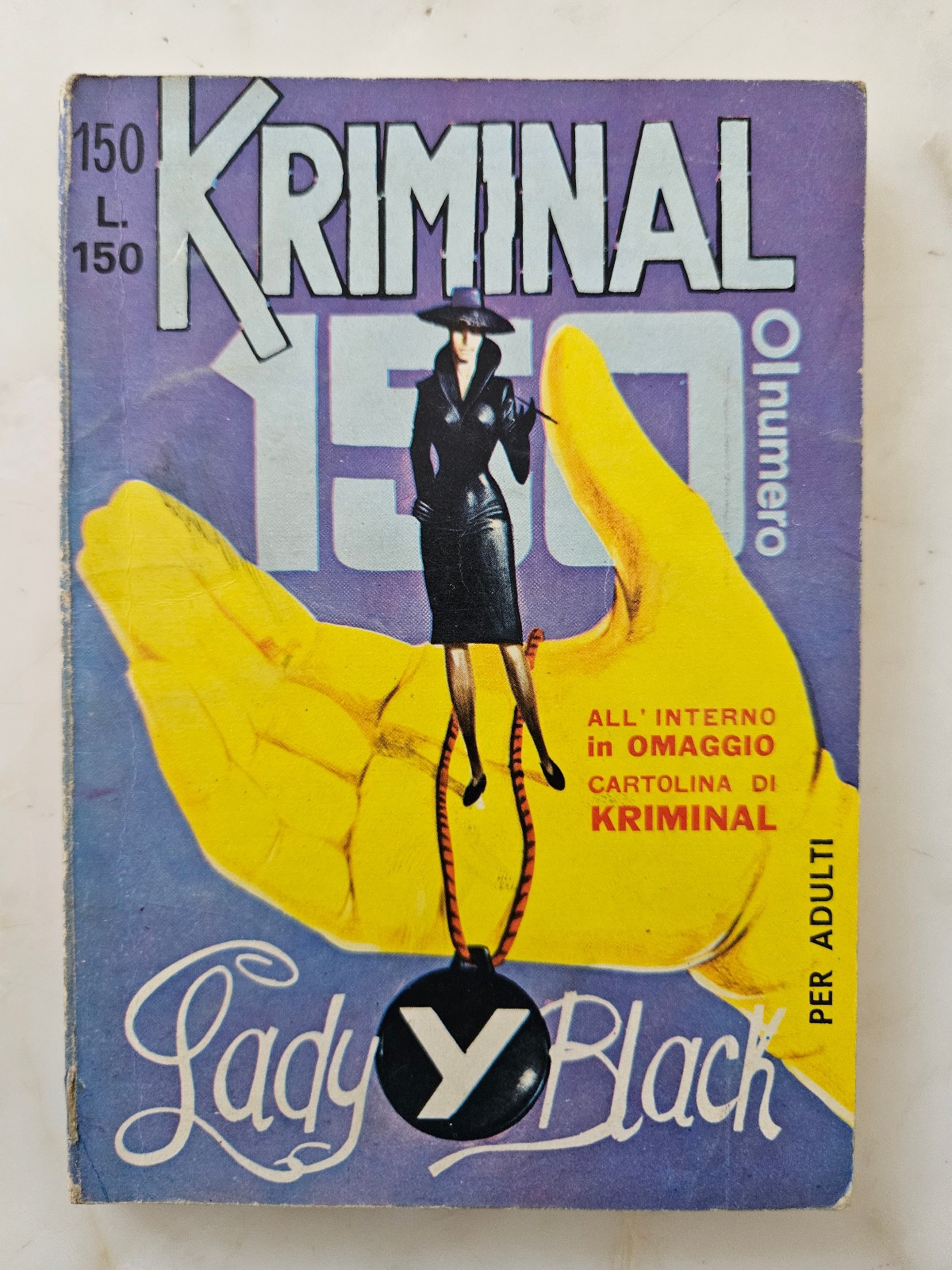 62) KRIMINAL n.  150 - Corno 1968 -   ottimo