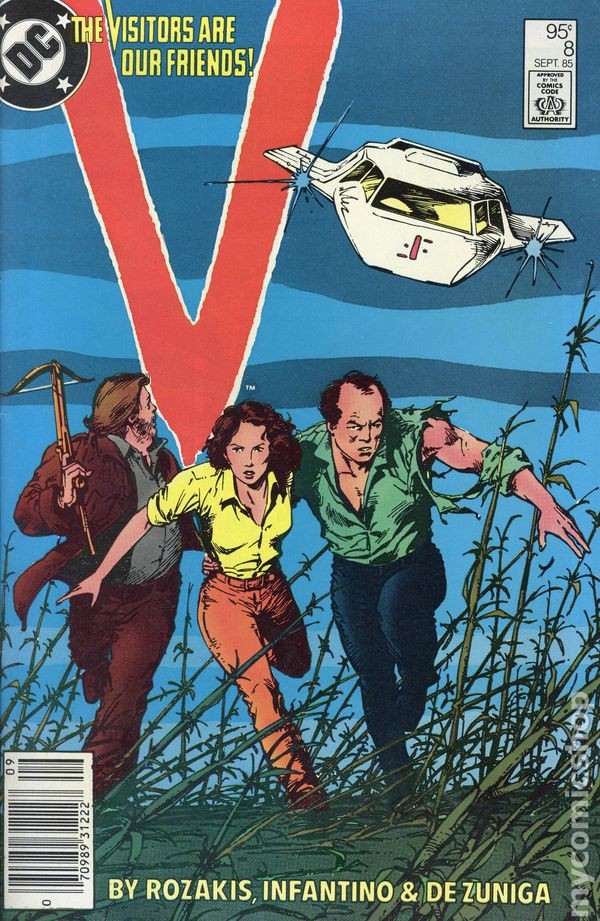 V Canadian Price Variant #8 VG 4.0 1985 Stock Image Low Grade
