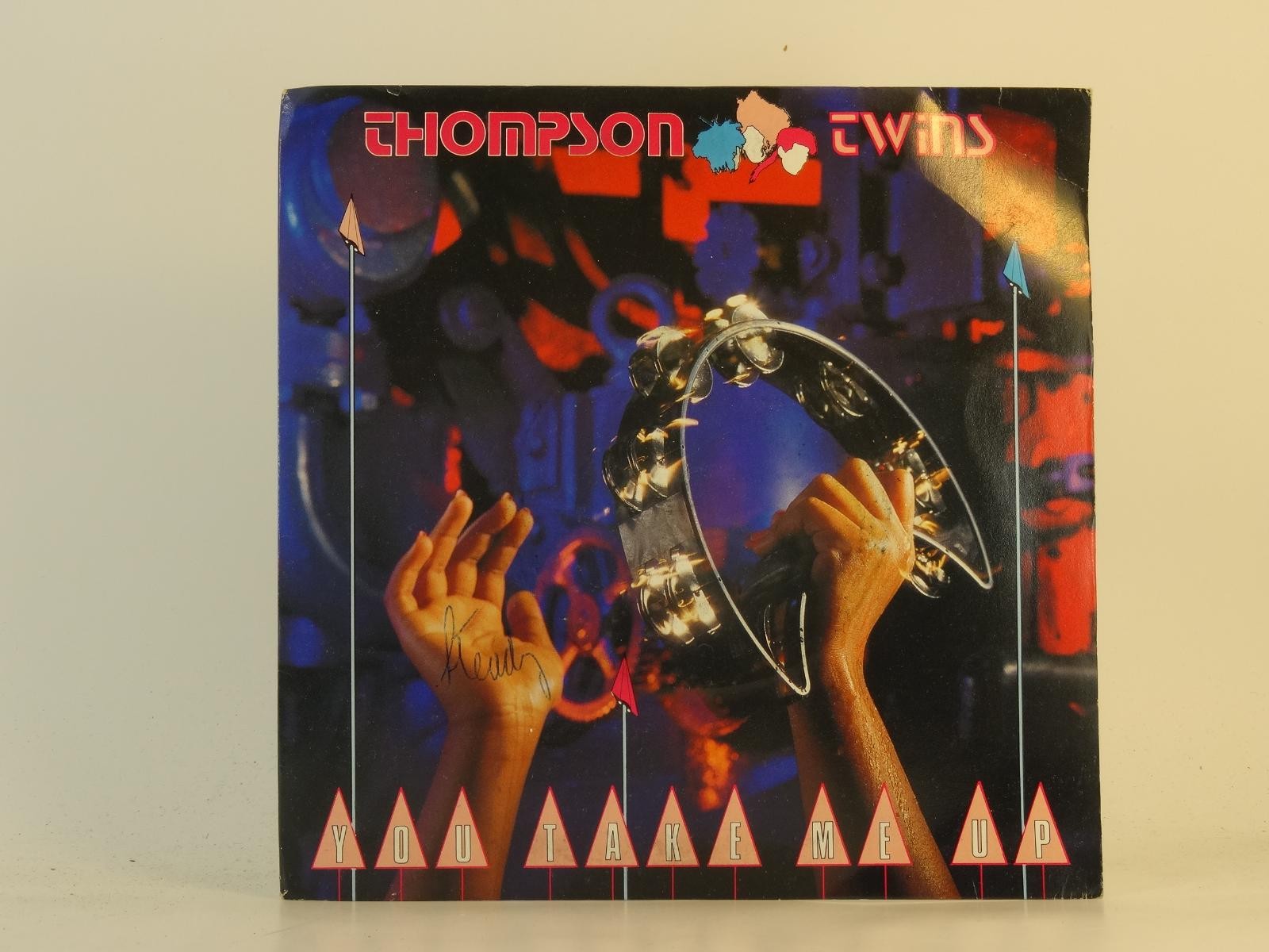 THOMPSON TWINS YOU TAKE ME UP (6) (58) 2 Track 7" Single plus Picture Sleeve ARI