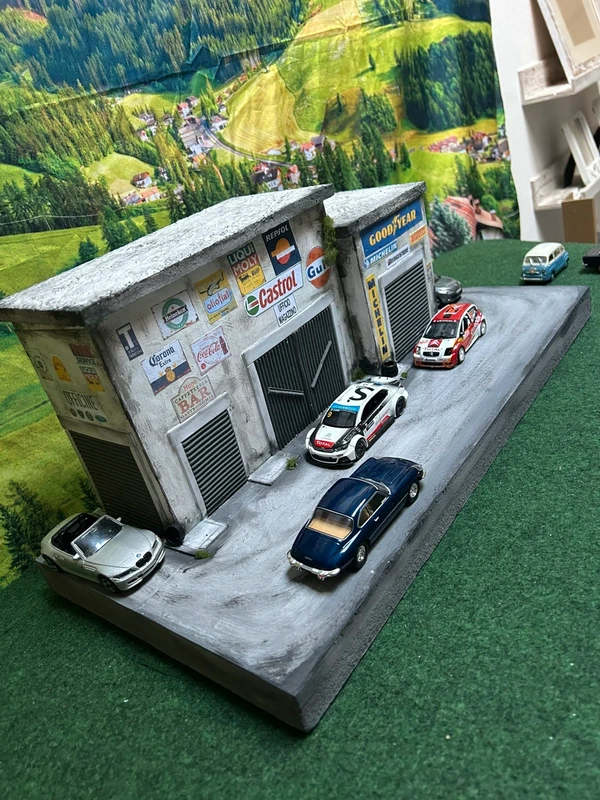diorama autocostruito 1:43