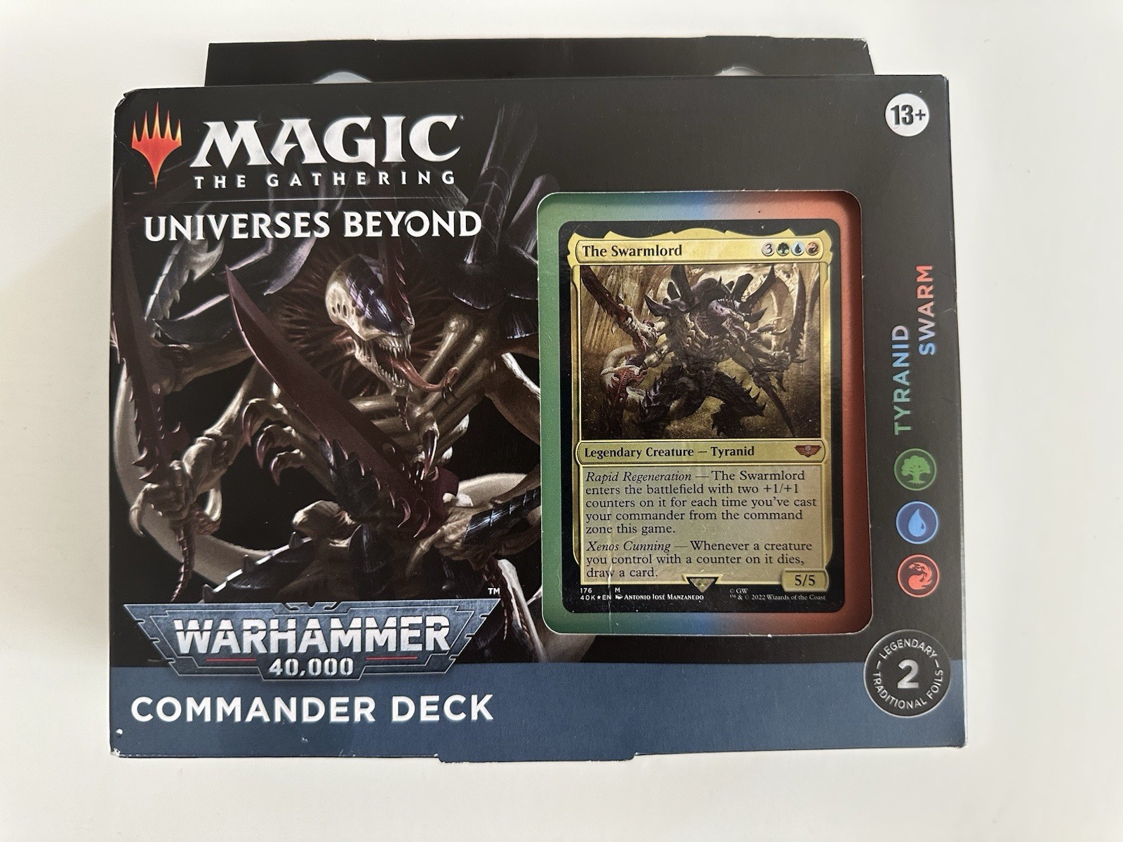 Magic The Gathering Warhammer 40K Tyranid Swarm Commander Deck English