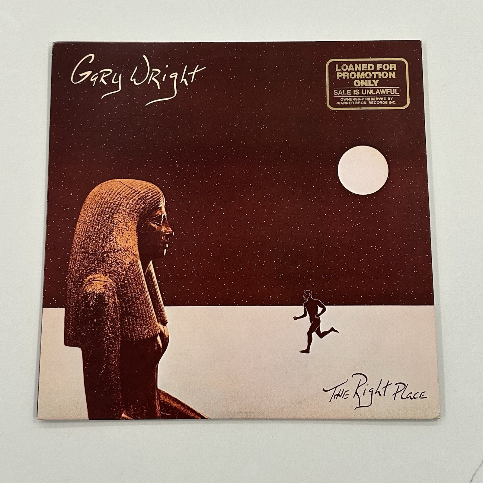Gary Wright The Right Place Vinyl LP Warner Bros. Records BSK 3511 1981 PROMO