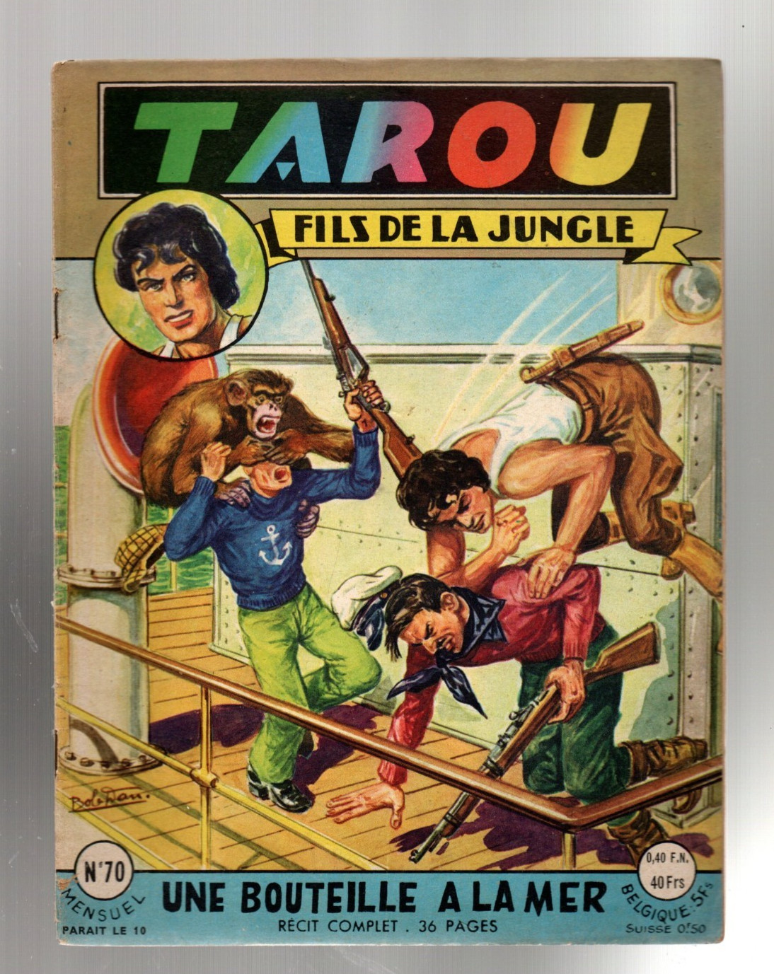 TAROU n°70. Récit complet. ARTIMA 1959. Dessins BOB DAN