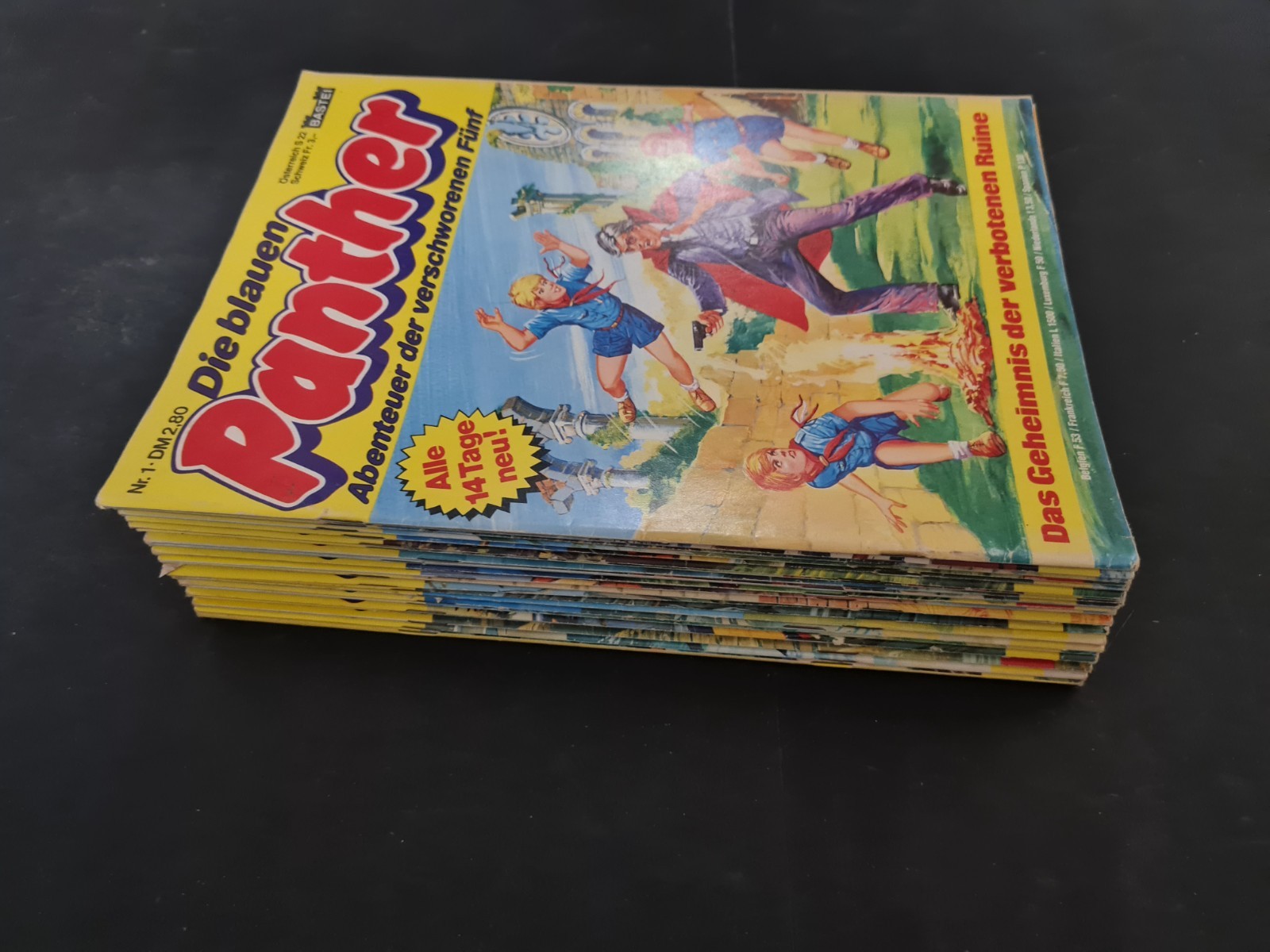 Le Pantere Blu Collezione Fumetti Quaderno da 1 a 22 Completo (Bastione) Z0-1/1/1-2