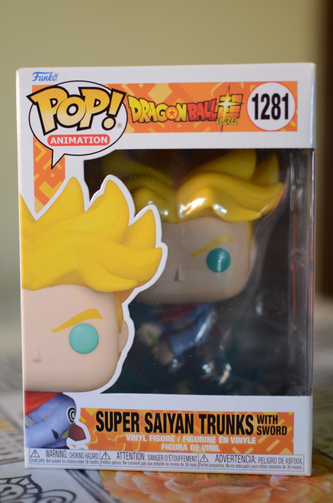 Funko Pop! Super Saiyan Trunks with Sword #1281 - Dragon Ball Super Animation