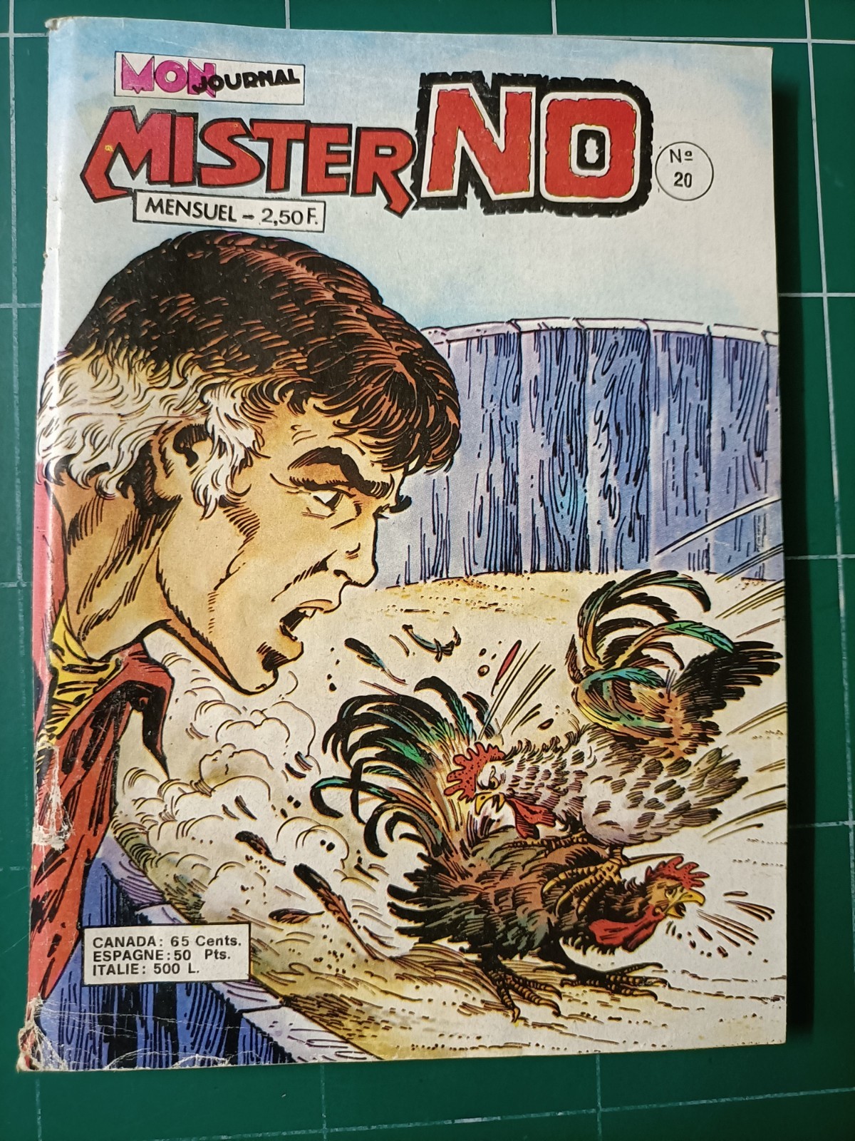 MISTER NO  n°   20  /  Août   1977  /   ME  / MON JOURNAL