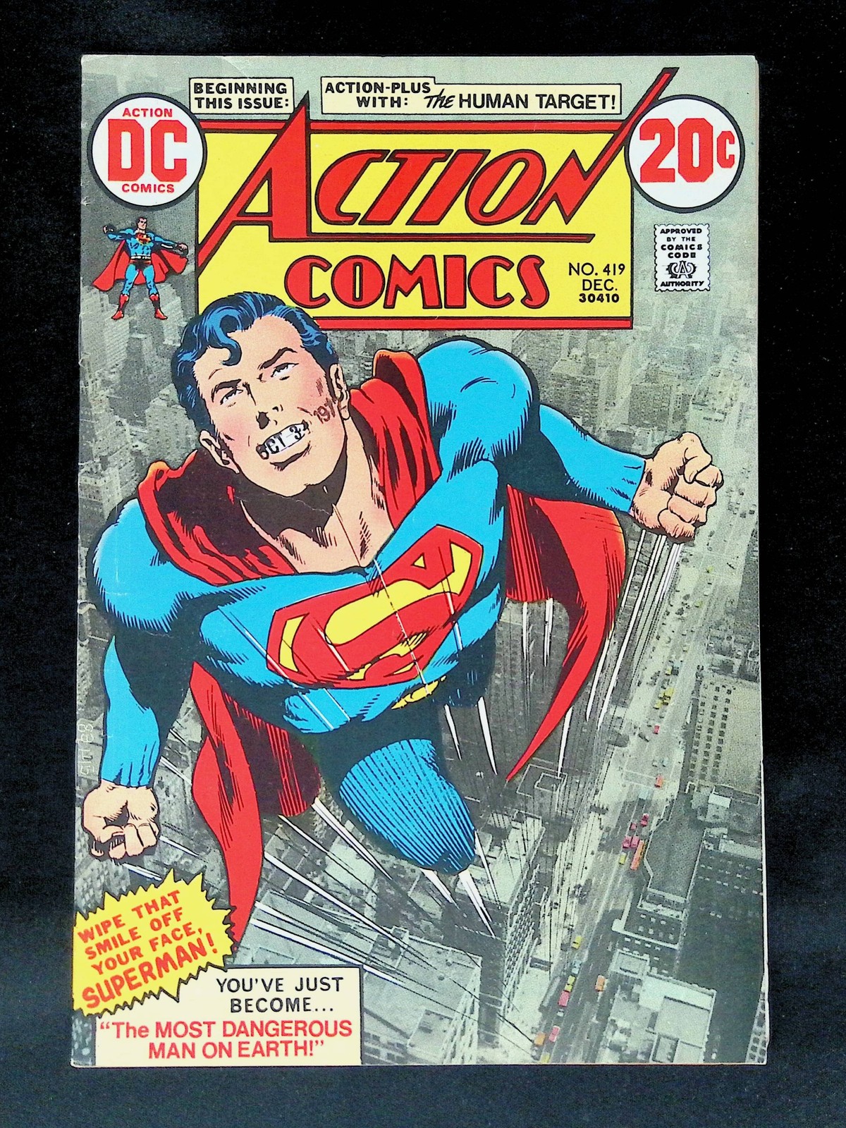 1971 Action Comics 419 Human Target intro DC