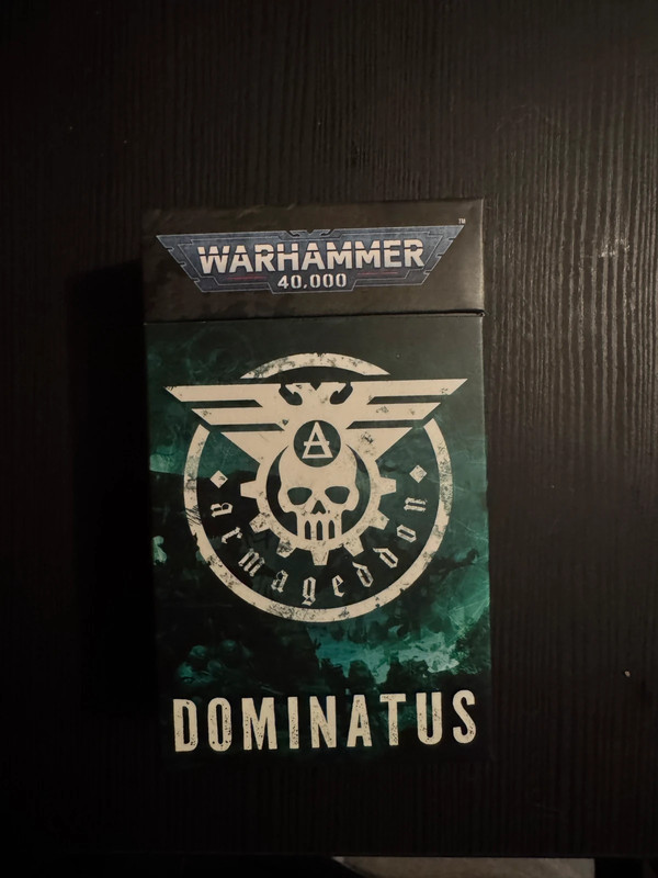 Deck cartes Dominatus Armageddon Warhammer 40000