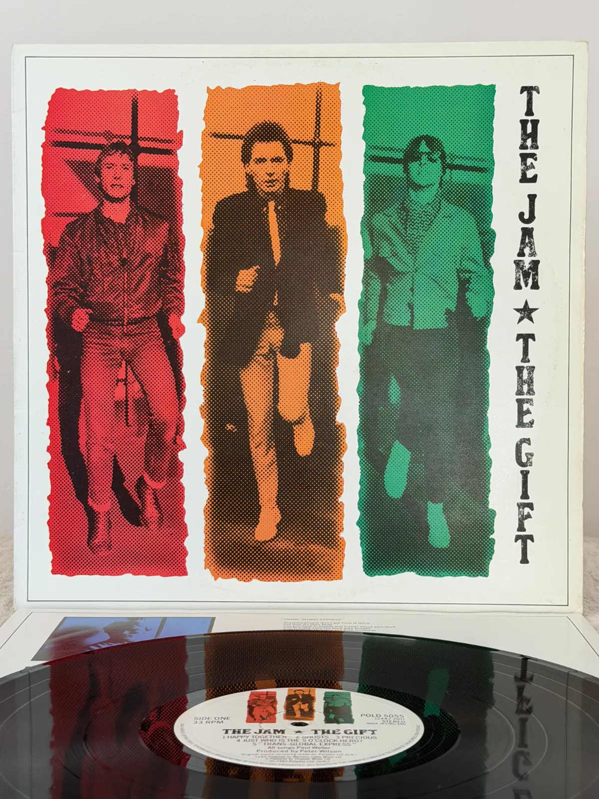 The Gift The Jam Vinyl Record Rock Gatefold Sleeve 1982 Polydor Black 33 RPM