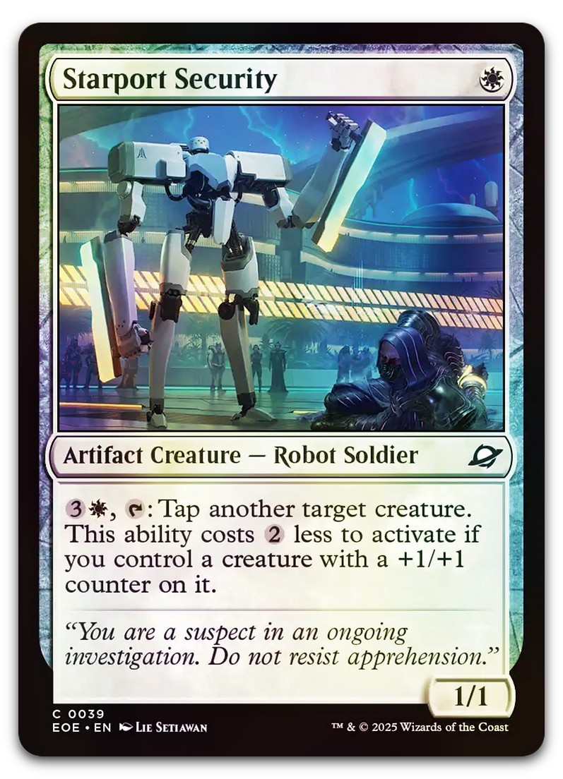 Starport Security #39 (Foil) (NM) Edge of Eternities EOE Magic MTG