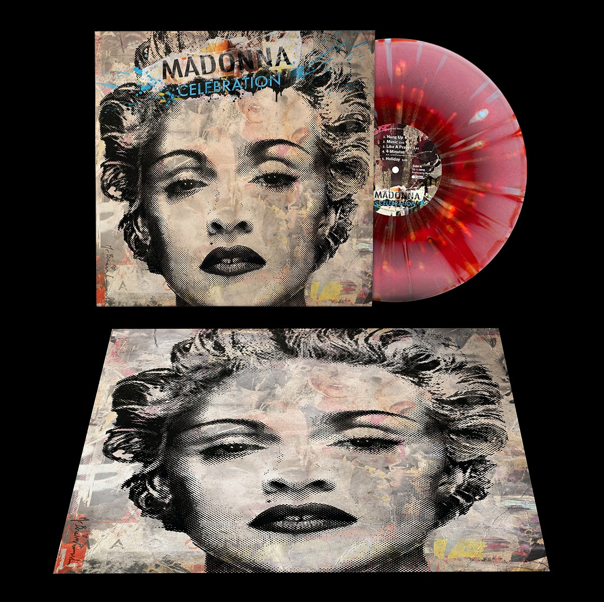 Madonna - Celebration 2026 pre order dec 2026  red splatter plus blue 2 lp set 
