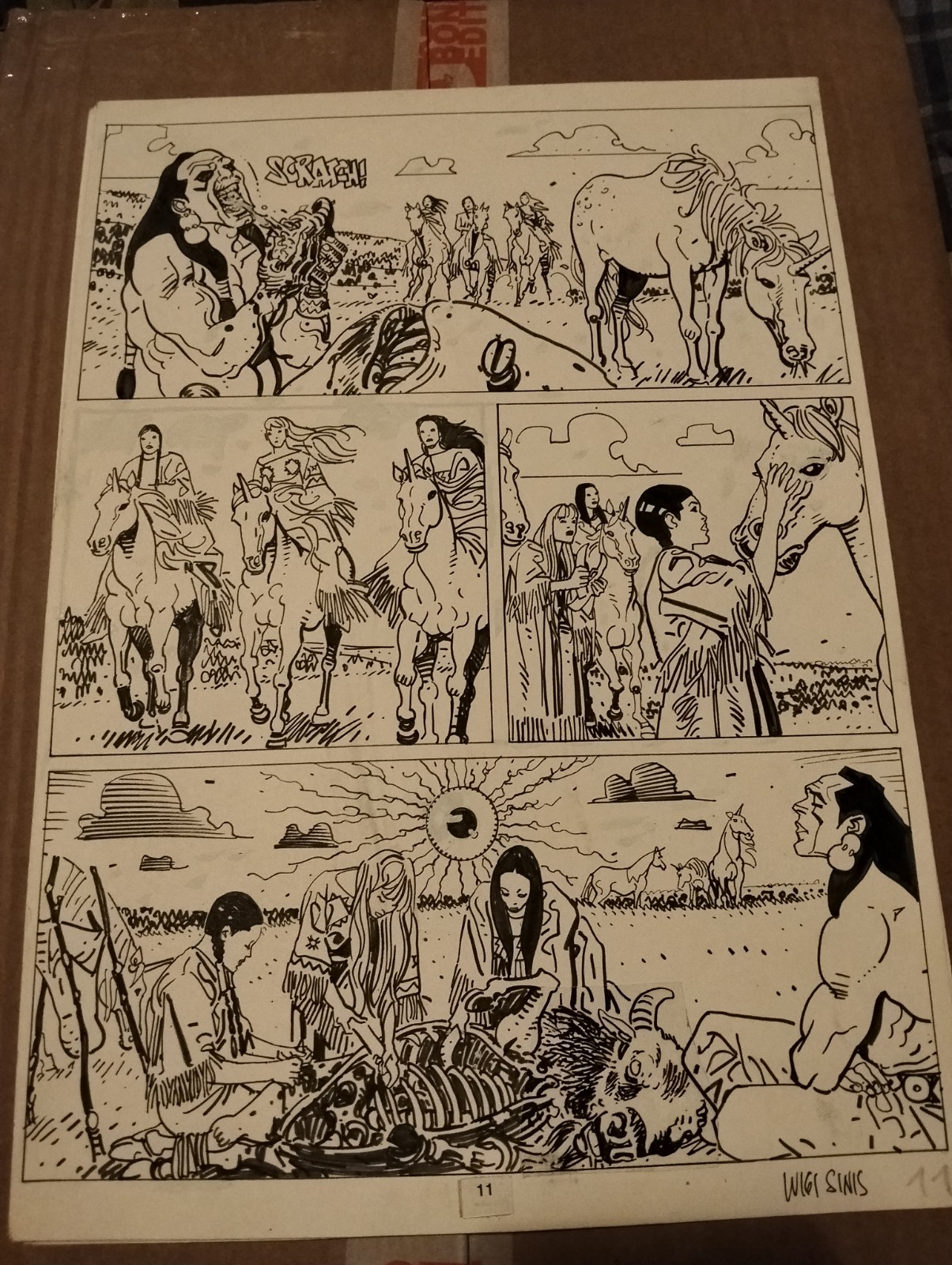 Dylan Dog Tavola Originale Speciale N. 9 I Vivi E I Morti Siniscalchi Firmata