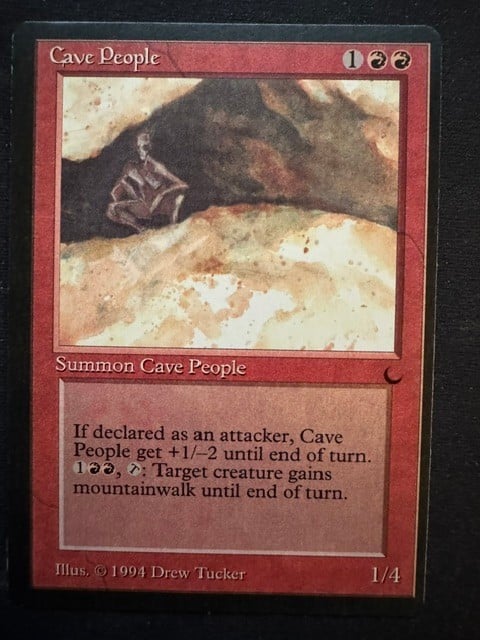 Cave People - The Dark - MTG - Taglio irregolare sui lati