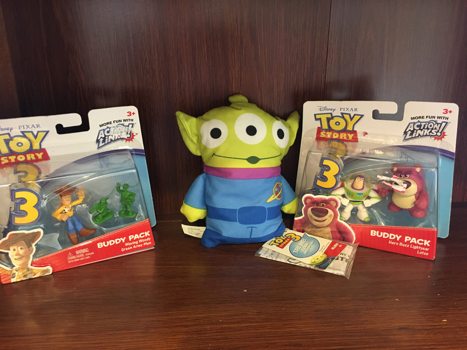 DISNEY TOY STORY ACTION FIGURE Woody BUZZ lightyear & LOTSO Alien Free 44,95