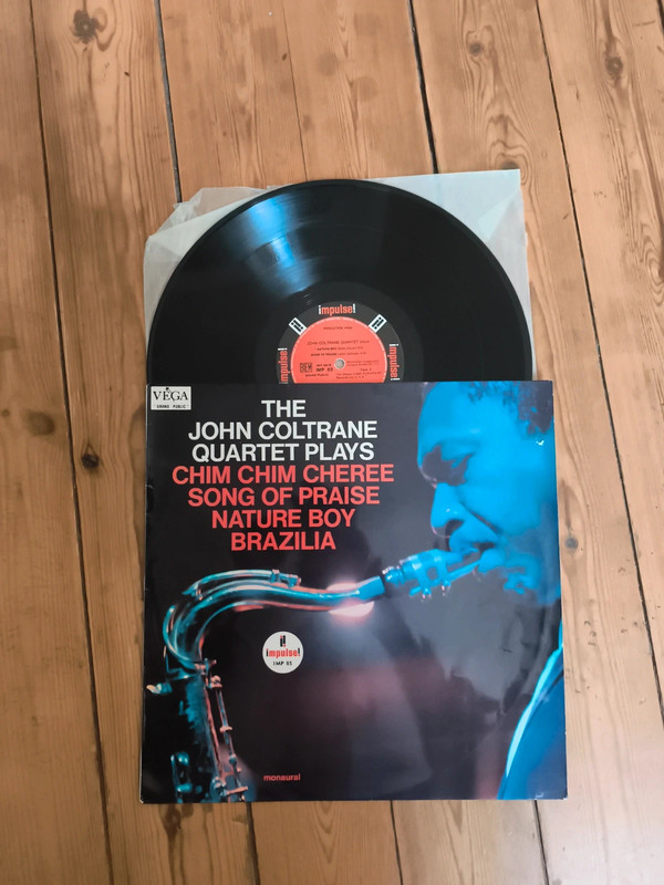 John coltrane quartet chim chim cheree vinyl excellent état jazz france mono 1966
