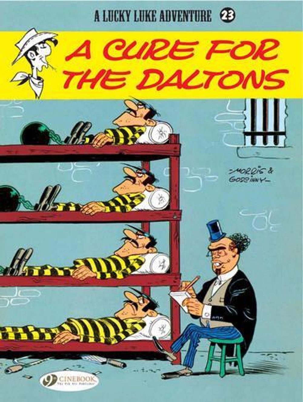 Lucky Luke 23 - Una cura per i Dalton di Morris & Goscinny (inglese) brossura