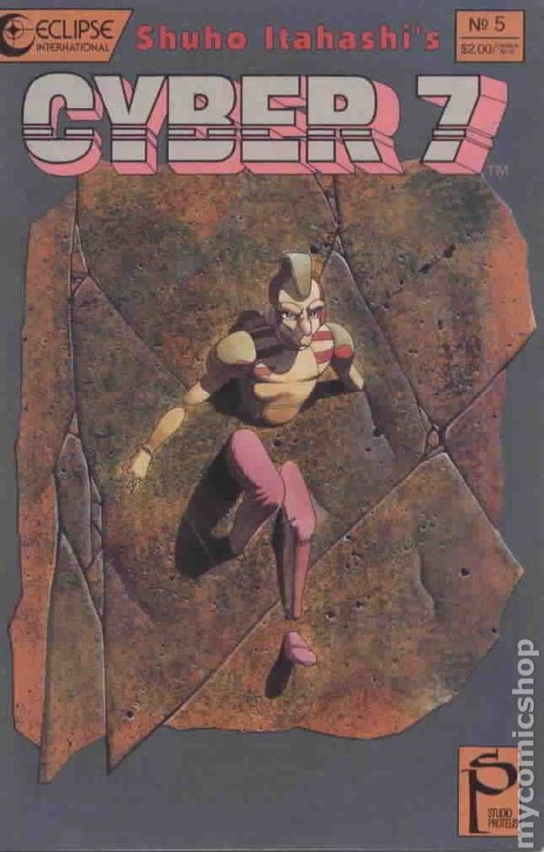 Cyber 7 #5 FN 1989 Immagine Stock