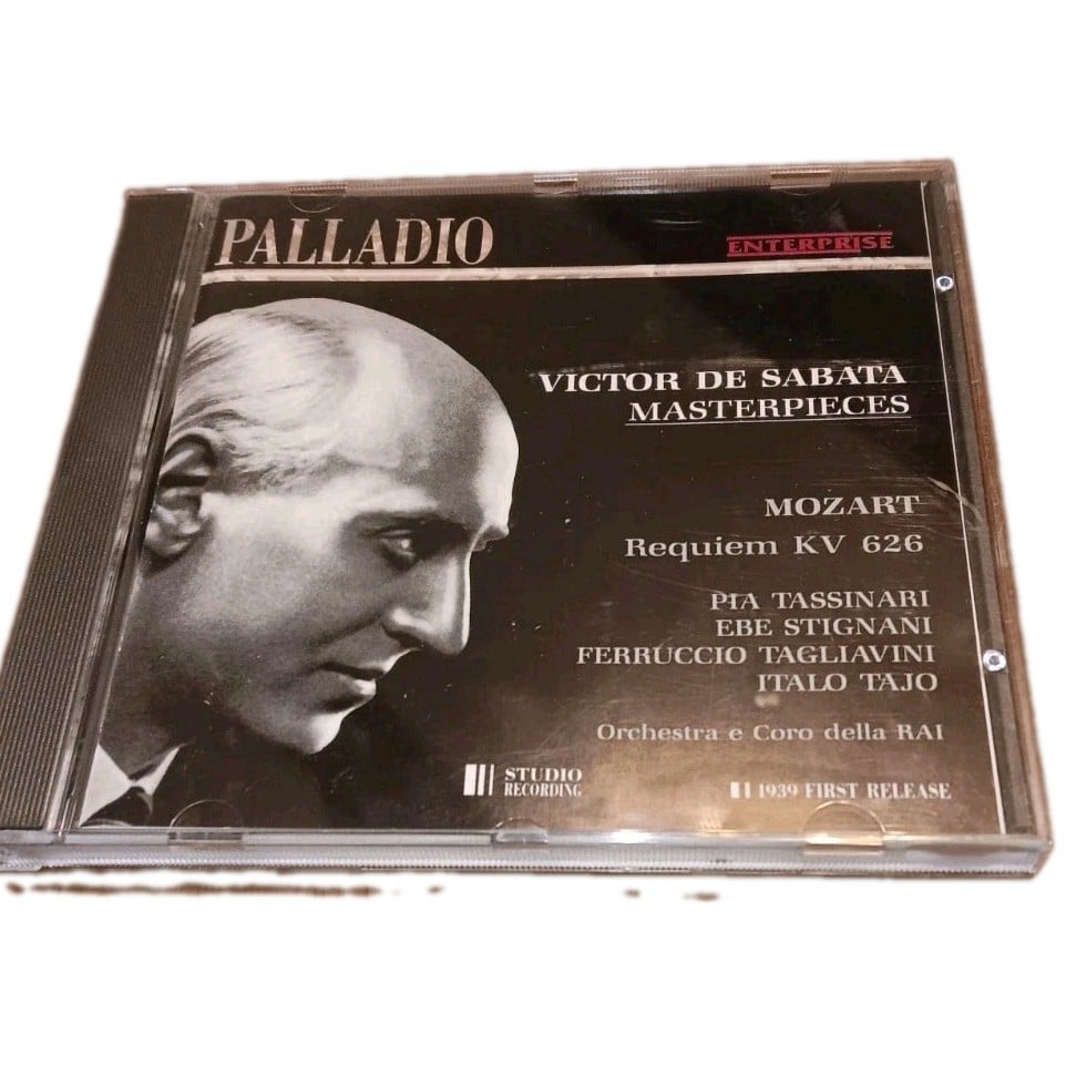 Victor De Sabata Masterpieces Mozart Requiem CD 1994 Palladio Italy