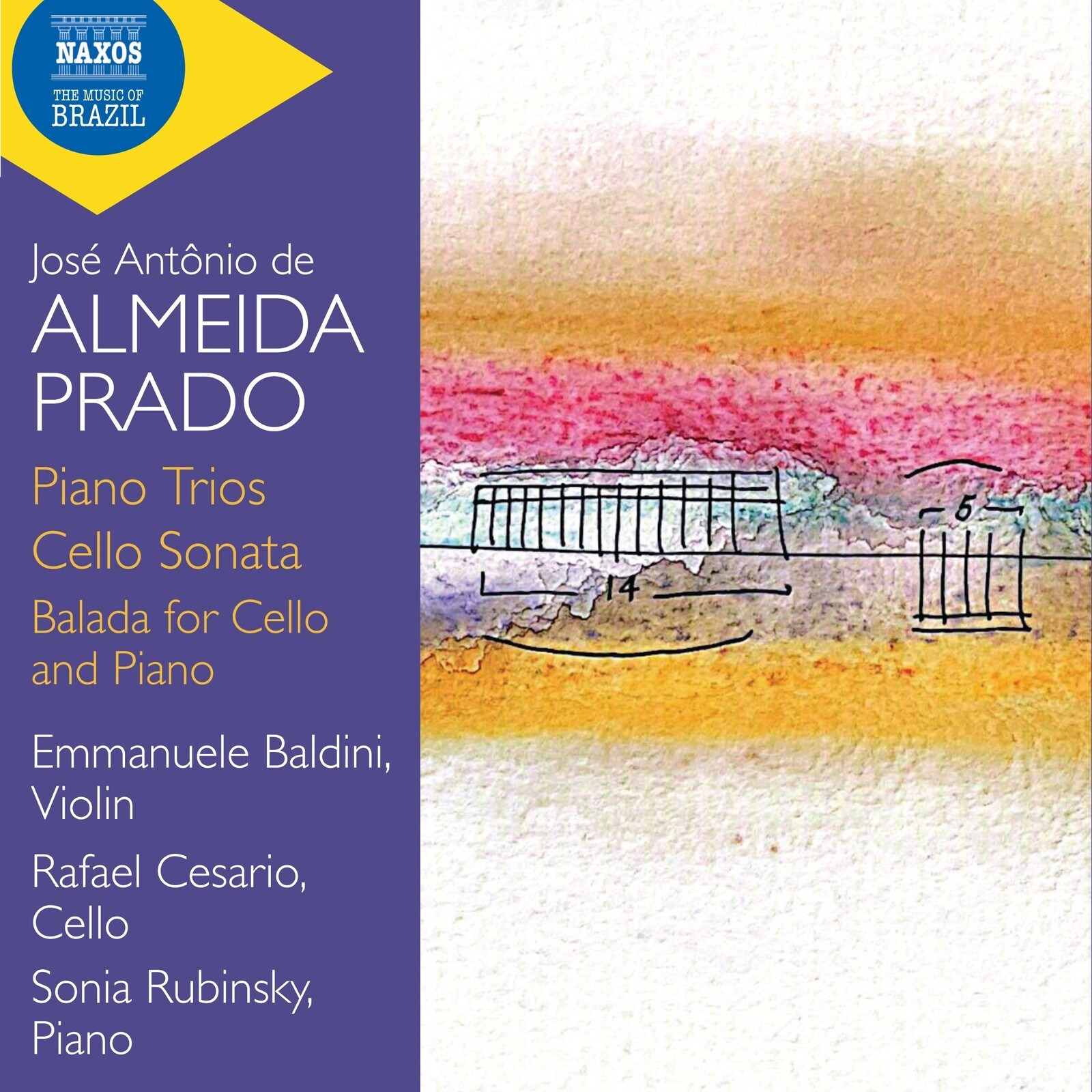 Naxos Classics CD Classica Jose Antonio de Almeida Prado Piano Trios 2026