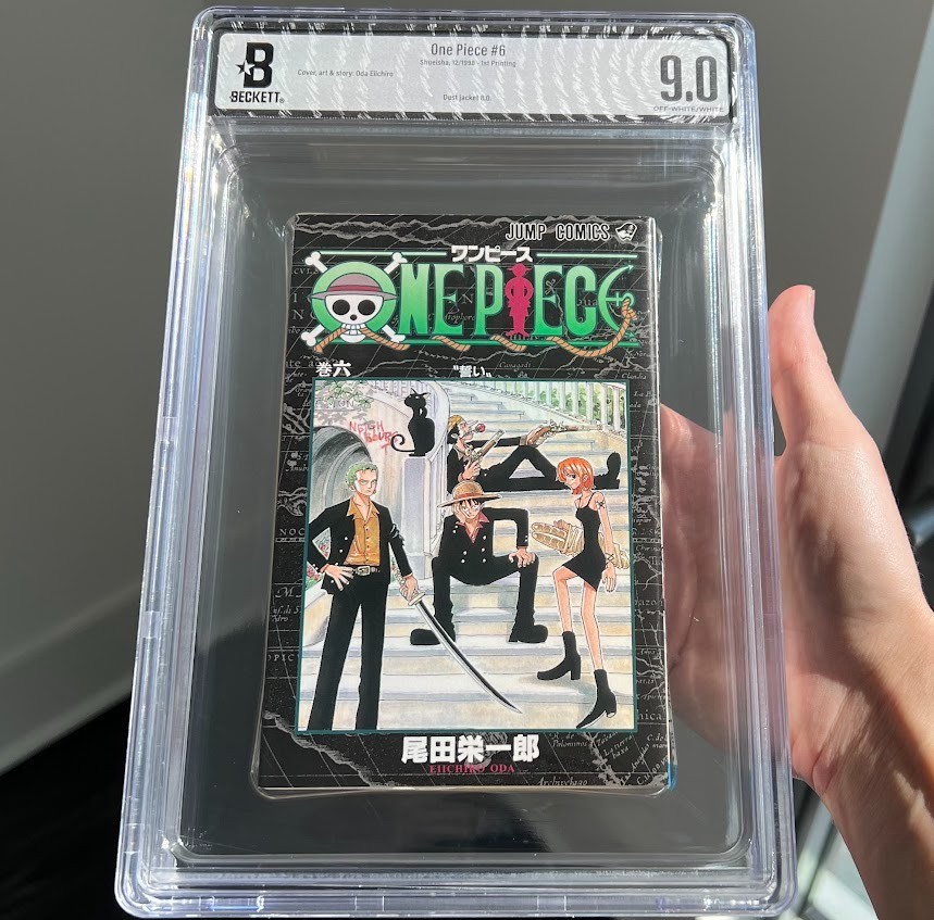 One Piece #6 ⭐ BGS 9.0 - 1° STAMPA ⭐ Manga giapponese di alta qualità 1998 VENDITORE USA