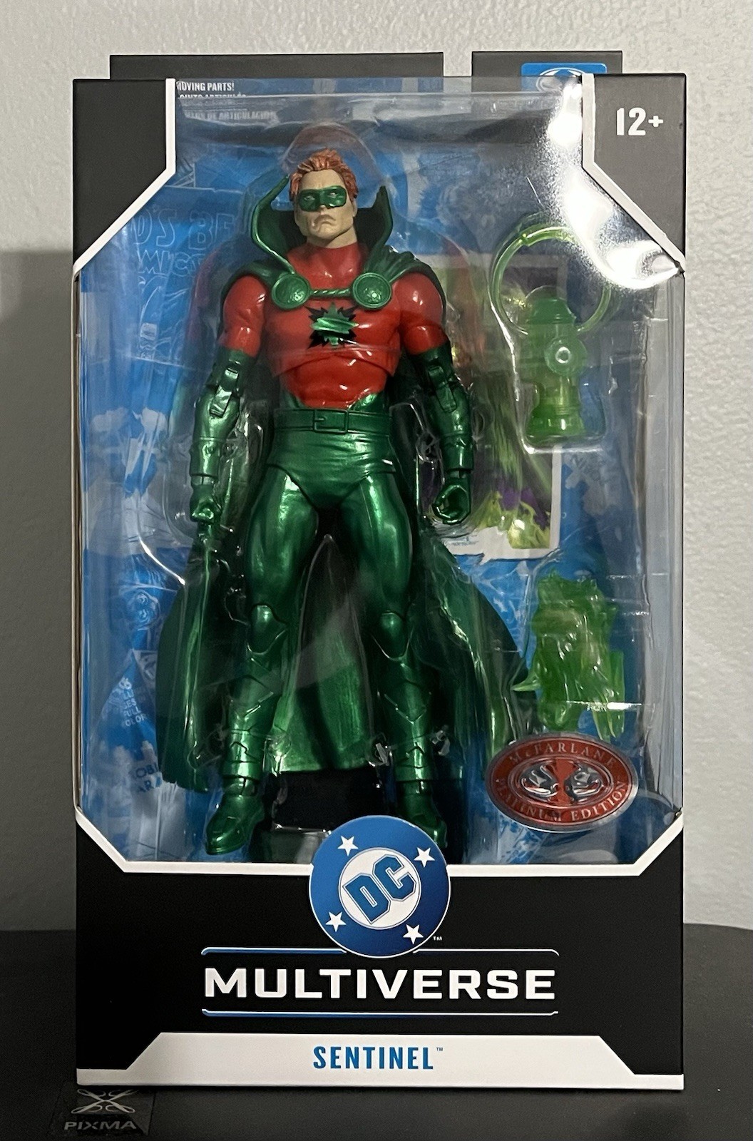 McFarlane DC Multiverse Lanterna Verde Sentinella Rosso Edizione Platino