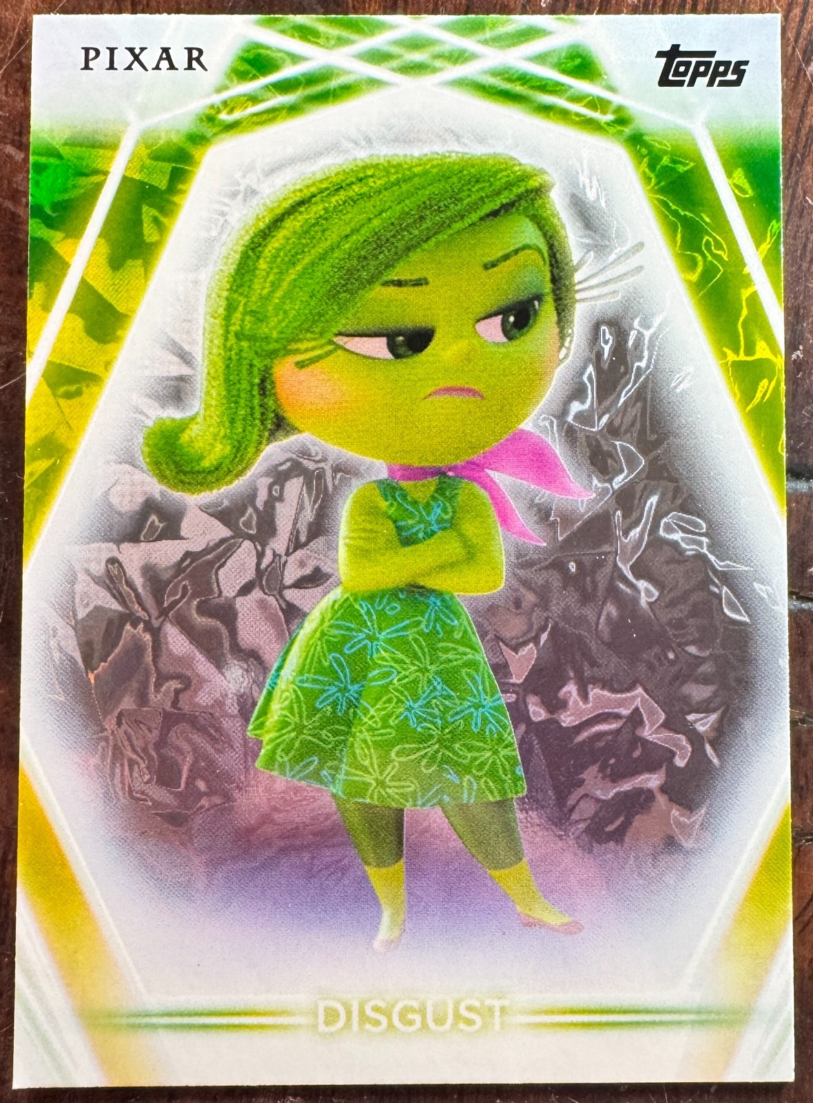 2026 Topps Disney Neon #167 Disgust Snow Caps Inside Out 2