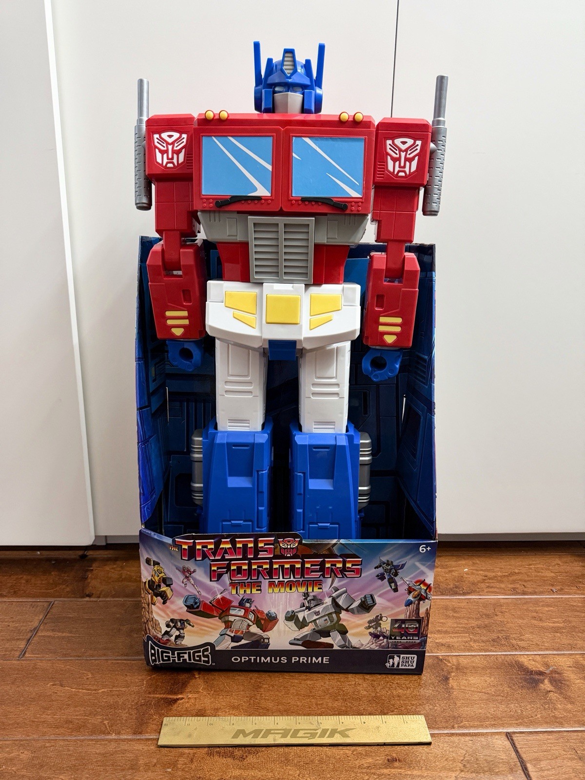 Transformers The Movie Big-figs 30" Optimus Prime Figure Nuovo Esclusivo 