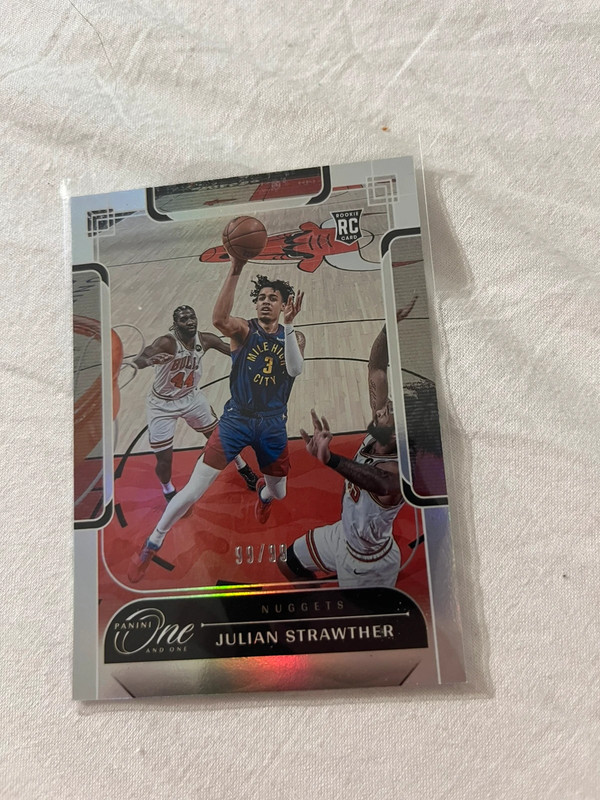 Carte nba basket panini one and one strawther 69/99