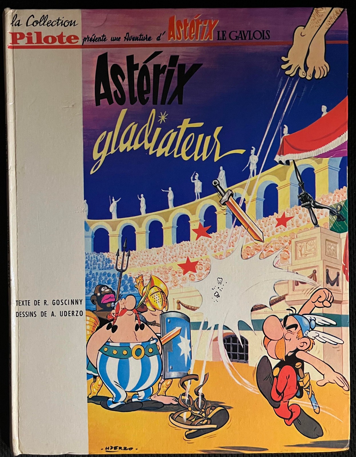 T 4 ASTÉRIX Gladiateur 1964 Goscinny Uderzo 2ème édition Pilote 1965