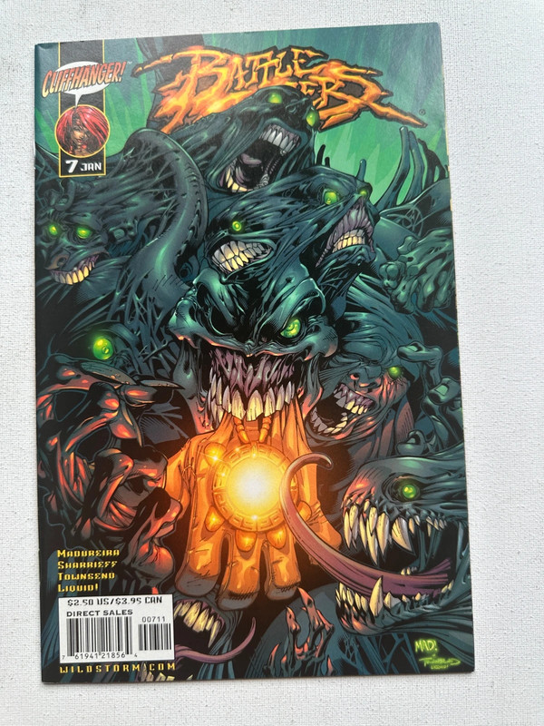 Battle Chasers 7 Cover by Joe Madureira  (1998 Image)