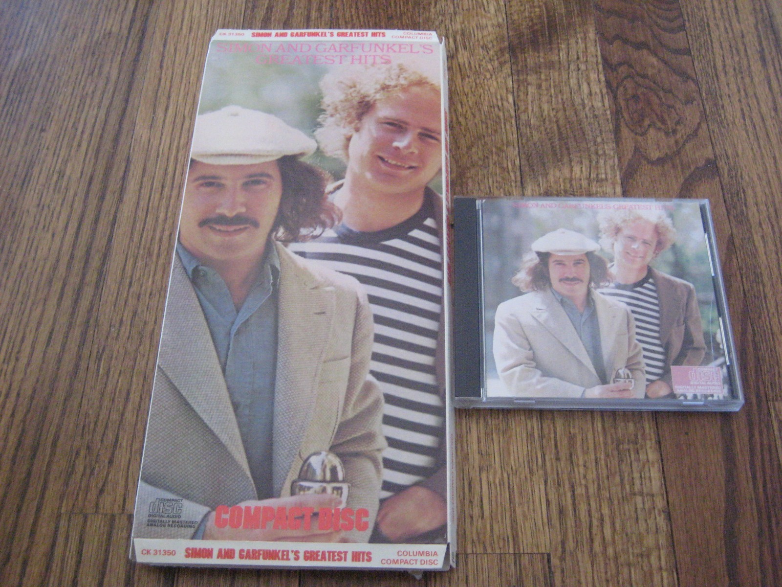 Simon and Garfunkel Greatest Hits Cd Longbox  and CD Rare! Mrs. Robinson