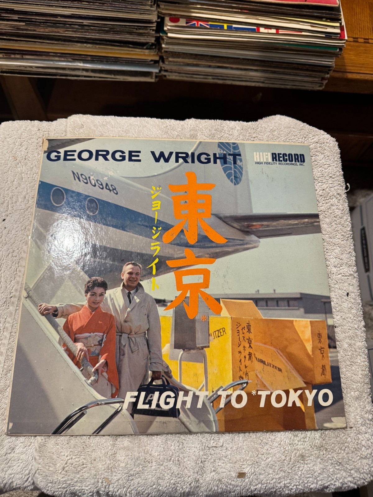 George Wright - Flight To Tokyo LP - GOOD CONDITION W/DUST SLEEVE!!!